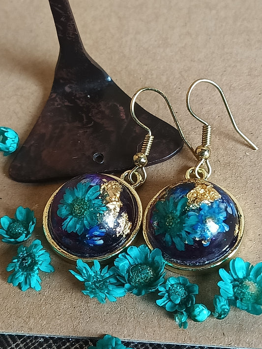 PENDIENTES AZUL TURQUESA